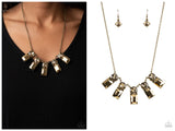 Celestial Royal - Brass Necklace