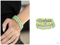 Desert Verbena - Green Bracelet