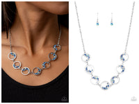 Blissfully Bubbly - Blue Necklace