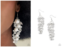 The Party Has Arrived - White Earring