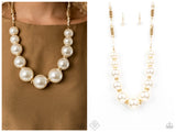 Pearly Prosperity - Gold Necklace