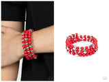 Vibrant Verve - Red Bracelet