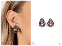 Haute Happy Hour - Multi Clip-on Earring