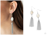 Oceanic Opalescence - White Earring