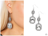 Starry-Eyed Sparkle - White Earring