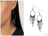 Mood Swing - Black Earring