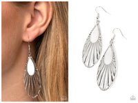 WING-A-Ding-Ding - White Earring