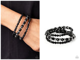 Its a Vibe - Black Bracelet