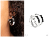 Ready, Steady, GLOW - Black Clip-on Earring