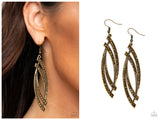 Twinkle for Two - Brass Earring