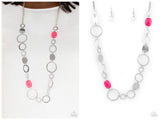 Colorful Combo - Pink Necklace