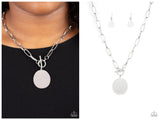 Tag Out - Silver Necklace