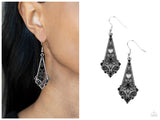 Casablanca Charisma - Black Earring