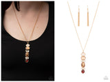 Totem Treasure - Brown Necklace