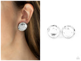 Double-Take Twinkle - White Post Earring