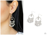 Cosmic Chandeliers - White Earring
