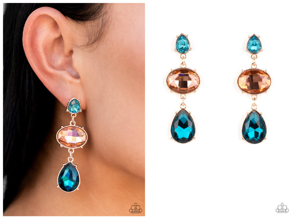 Royal Appeal - Multi Post Earring