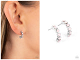 Carefree Couture - Pink Hoop Earring
