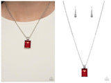 Understated Dazzle - Red Necklace