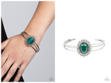 Prismatic Flower Patch - Green Bracelet