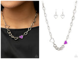 Little Charmer - Purple Necklace