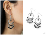 Cosmic Chandeliers - Black Earring