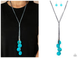 Tidal Tassels - Blue Necklace