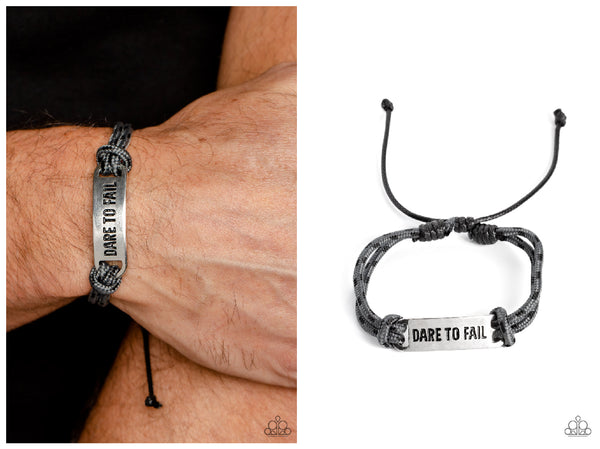 Dare to Fail - Silver Bracelet