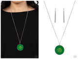 Prairie Picnic - Green Necklace