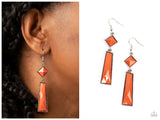 Hollywood Harmony - Orange Earring