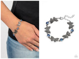Has a WING to It - Blue Bracelet