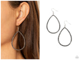 Black Tie Optional - Silver Earring