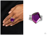 Abstract Escapade - Purple Ring