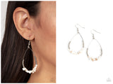 Come Out of Your SHALE - White Earring