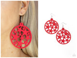 Cosmic Paradise - Red Earring