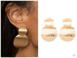 Here Today, GONG Tomorrow - Gold Post Earring