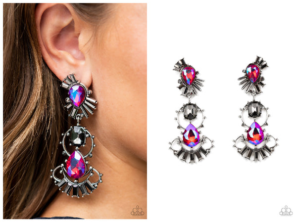 Ultra Universal - Pink Post Earring