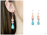 Boulevard Stroll - Copper Hoop Earring