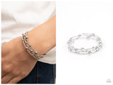 Spontaneous Shimmer - White Bracelet