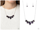 Regally Refined - Purple Necklace