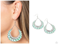 Bubbly Bling - Green Earring