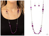 Craveable Color - Purple Necklace