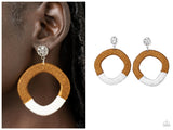 Thats a WRAPAROUND - Brown Post Earring
