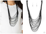 Nice CORD-ination - Black Necklace