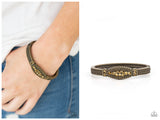 Locked in Luster - Brass Bracelet