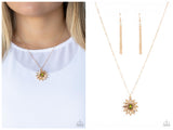 Formal Florals - Gold Necklace