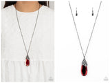 Dibs on the Dazzle - Red Necklace