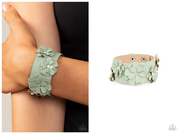 What Do You Pro-POSIES - Green Bracelet