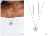 So This Is Love - Purple Necklace