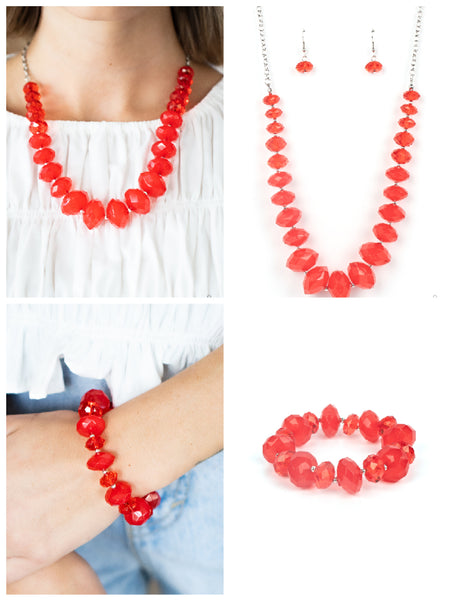 Bright Bold Red Set